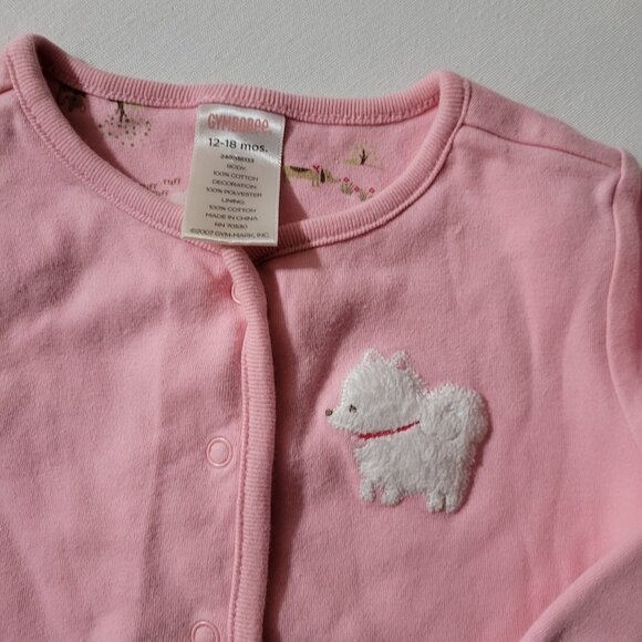 Gymboree Vintage Dog Park Used 12-18 month reversible jacket. Mixed Z27 - Picture 2 of 3